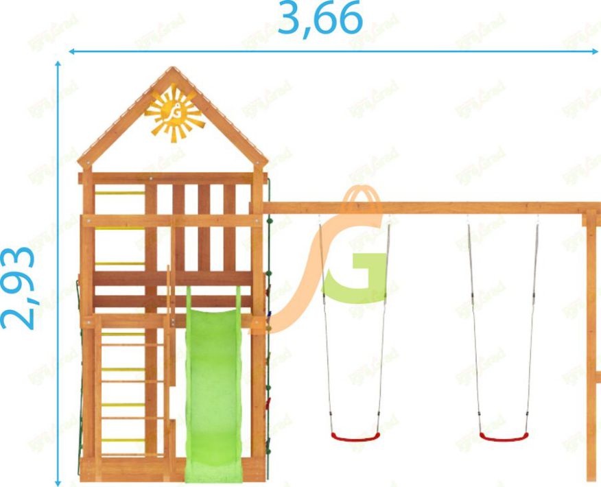 Детская площадка IgraGrad Крафт Pro 6